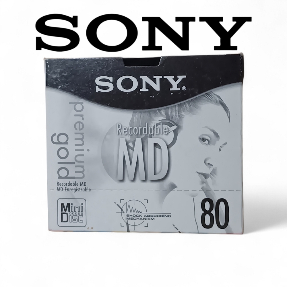 Sony MDW80PL Premium Gold MiniDisc Five Pack